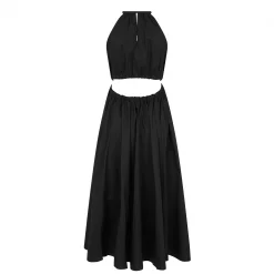 MICHAEL MICHAEL KORS Halter Midi Dress -MICHAEL Michael Kors Official Shop 32630003 xxl a10