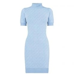 MICHAEL MICHAEL KORS Dot Mock Neck Dress