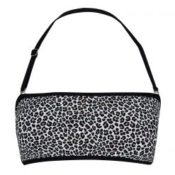 MICHAEL Michael Kors MMK Bandeau Bikini Top - Leopard