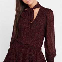 MICHAEL Michael Kors Neck Tie Blouse -MICHAEL Michael Kors Official Shop 54177208 xxl a3