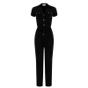 MICHAEL MICHAEL KORS Button Front Jumpsuit -MICHAEL Michael Kors Official Shop 58531003 xxl