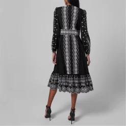 MICHAEL Michael Kors Eylet Midi Dress -MICHAEL Michael Kors Official Shop 64471503 xxl a2