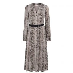 MICHAEL Michael Kors MICHAEL Kate Snake Midi Dress
