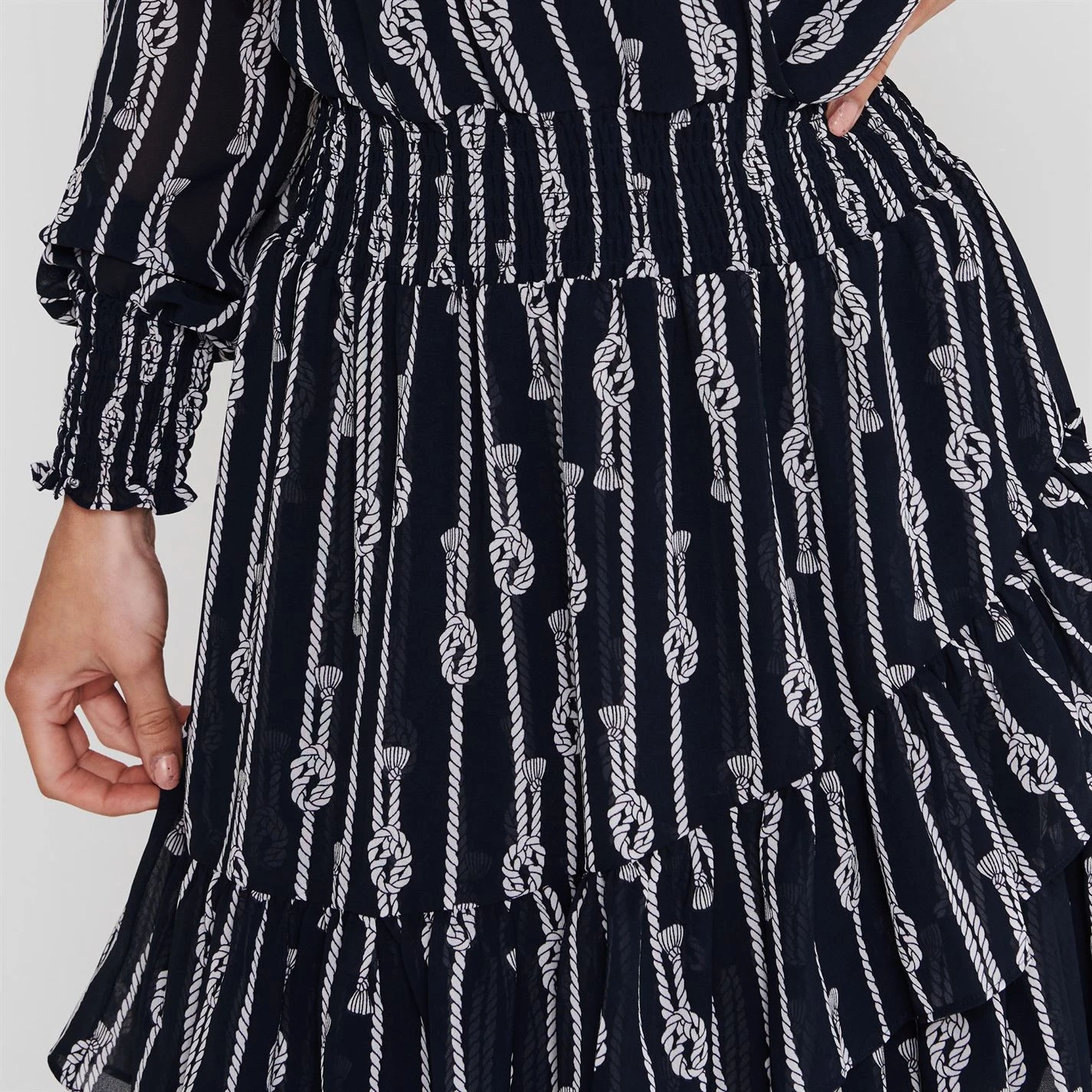 MICHAEL Michael Kors Long Sleeve Julia Mini Dress 7 MICHAEL Michael Kors Long Sleeve Julia Mini Dress - Image 5