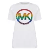 MICHAEL Michael Kors Pride Rainbow T Shirt -MICHAEL Michael Kors Official Shop 65156501 xxl