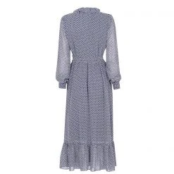 MICHAEL Michael Kors Long Sleeve Floral Midi Dress -MICHAEL Michael Kors Official Shop 65223618 xxl a10