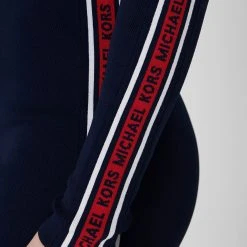 MICHAEL Michael Kors Michael Michael Kors Long Sleeve Tape Polo Dress -MICHAEL Michael Kors Official Shop 65223918 xxl a4