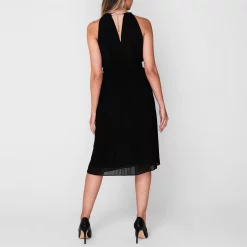 MICHAEL Michael Kors Chain Neck Midi Dress -MICHAEL Michael Kors Official Shop 65495903 xxl a2