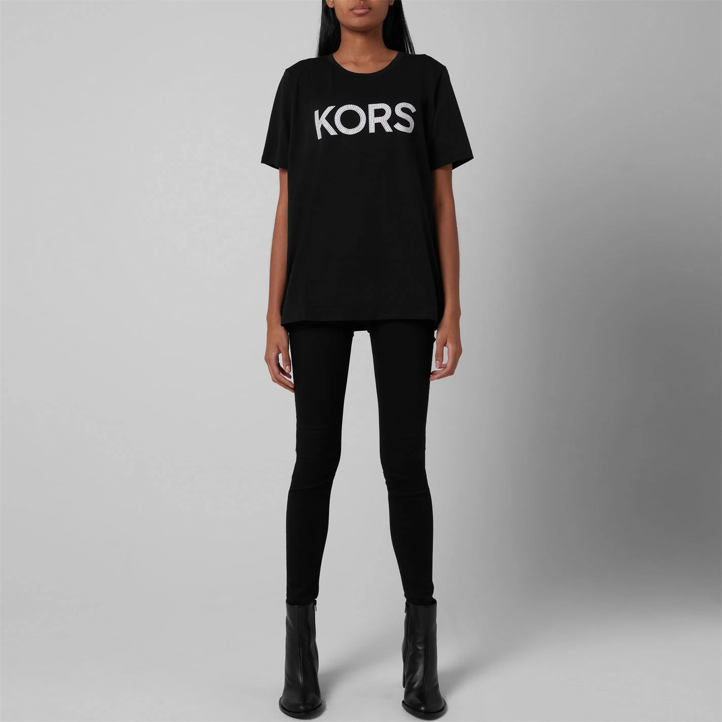 MICHAEL MICHAEL KORS Stud Crew Neck T Shirt 4 MICHAEL MICHAEL KORS Stud Crew Neck T Shirt - Image 2