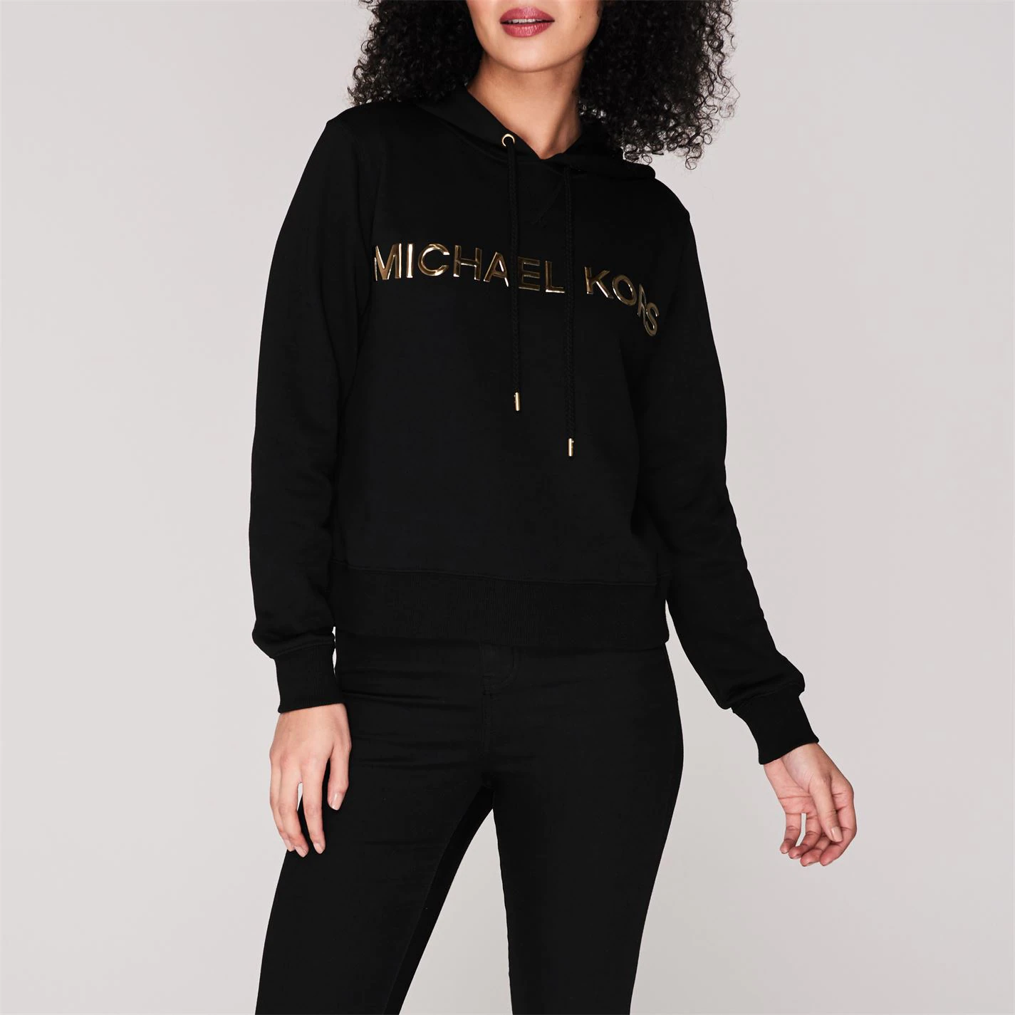 MICHAEL Michael Kors Gold Logo Hoodie 4 MICHAEL Michael Kors Gold Logo Hoodie - Image 2