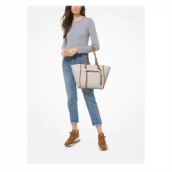 MICHAEL Michael Kors Michael Michael Kors Carine Signature Medium Tote Bag -MICHAEL Michael Kors Official Shop 70343904 xxl a2