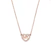 MICHAEL Michael Kors Michael Michael Kors Logo Heart Necklace